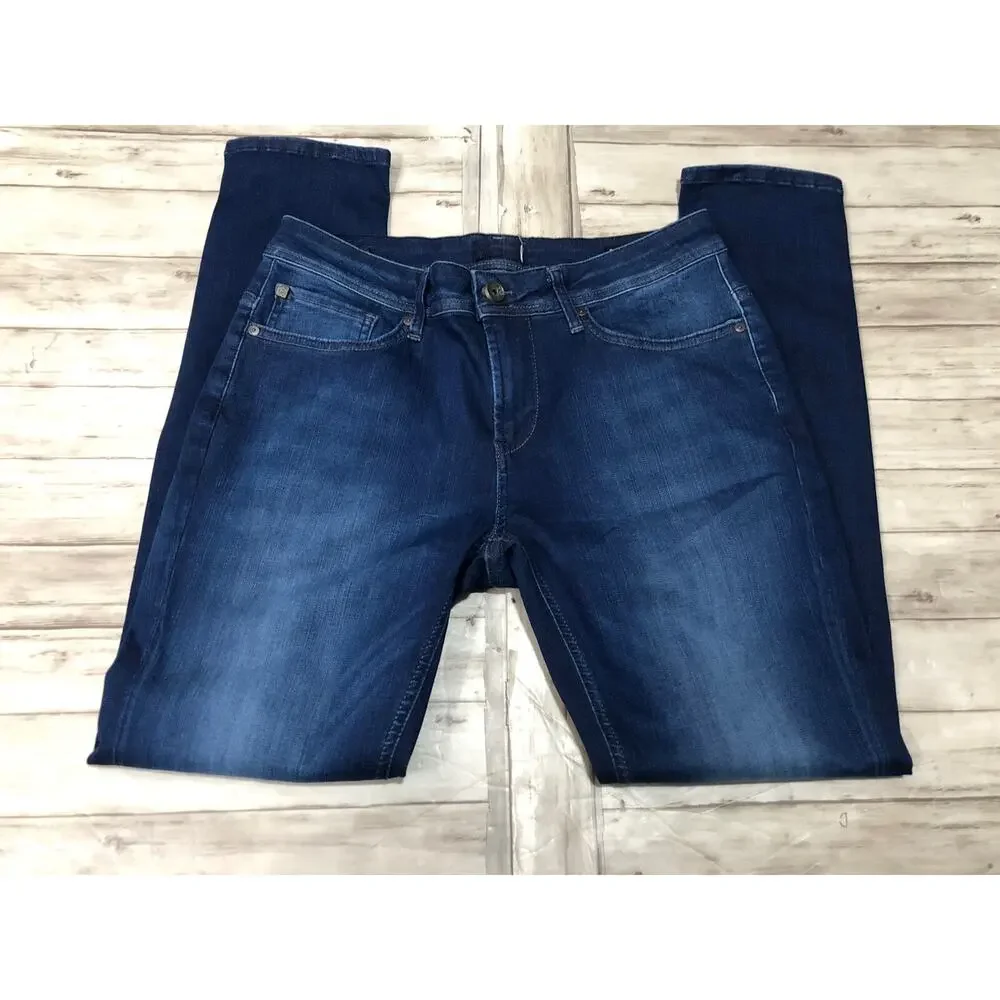 Henry Choice Jeans Mens 30x30 Skinny Denim Pants Blue Stretch N21